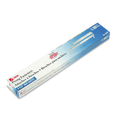 ACCO 3.5 in. Capacity 4.25 in. Center to Center Premium Two-Prong Paper Fastener Base and Compressor Sets - Silver (50/Box)