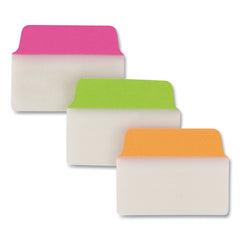 Avery 2 in. x 1.5 in. 1/5-Cut Standard Ultra Tabs Repositionable Tabs - Assorted Neon Colors (48/Pack)
