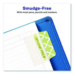 Avery 2 in. x 1.5 in. 1/5-Cut Ultra Tabs Repositionable Tabs - Assorted Colors (24/Set)