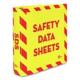 Avery 11 in. x 8.5 in. 3-Ring UltraDuty Safety Data Sheet Binders with 2 in. Capacity - Yellow/Red
