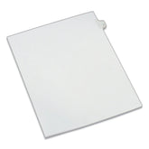 Avery 10-Tab "4-in 11 in. x 8.5 in. Allstate Style Preprinted Legal Exhibit Side Tab Index Dividers - White (25/Pack)