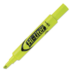 Avery Chisel Tip Desk-Style HI-LITER Highlighter Value Pack - Fluorescent Yellow Ink, Yellow/Black Barrel (36/Pack)