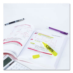 Avery Chisel Tip Desk-Style HI-LITER Highlighter Value Pack - Fluorescent Yellow Ink, Yellow/Black Barrel (36/Pack)