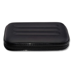 Innovative Storage Designs 8.75 in. x 5.25 in. x 2 in. Soft-Sided Pencil Case - Large, Black