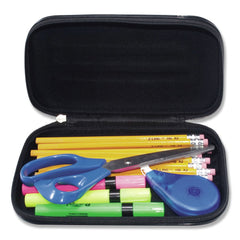 Innovative Storage Designs 8.75 in. x 5.25 in. x 2 in. Soft-Sided Pencil Case - Large, Black