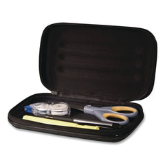 Innovative Storage Designs 8.75 in. x 5.25 in. x 2 in. Soft-Sided Pencil Case - Large, Black