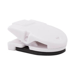 Advantus 0.25 in. Jaw Capacity Magnetic/Adhesive Clips - White (20/Box)