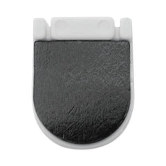 Advantus 0.25 in. Jaw Capacity Magnetic/Adhesive Clips - White (20/Box)