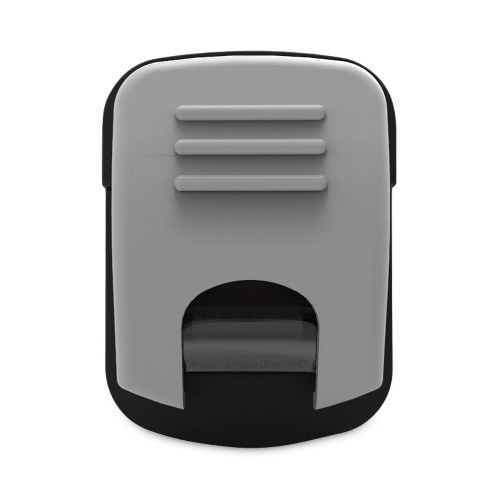 Advantus Grip-A-Clip 0.13 in. Jaw Capacity Magnetic/Adhesive Clips - Gray (10/Box)