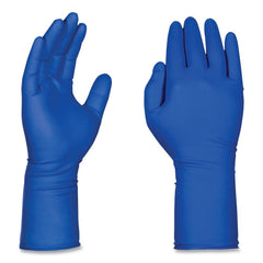 Ammex 11.6 in. Long 13 mil Powder-Free Latex Exam Gloves - X-Large/Blue (500/Carton)