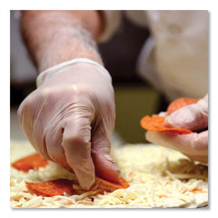 Ammex 3 mil Industrial Powder-Free Vinyl Gloves - Small, Clear (1000/Carton)