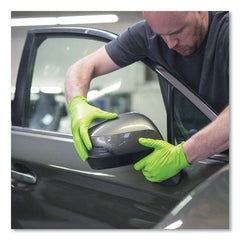 Ammex 8 mil Heavy-Duty Industrial Powder-Free Nitrile Gloves - X-Large, Green (1000/Carton)