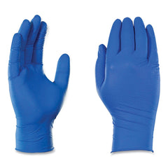 Ammex 9.5 in. 6 mil Heavy-Duty Industrial Nitrile Gloves - X-Large/Royal Blue (1000/Carton)