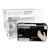 Ammex 4 mil Powder-Free Latex Disposable Gloves - X-Large, Ivory (1000/Carton)
