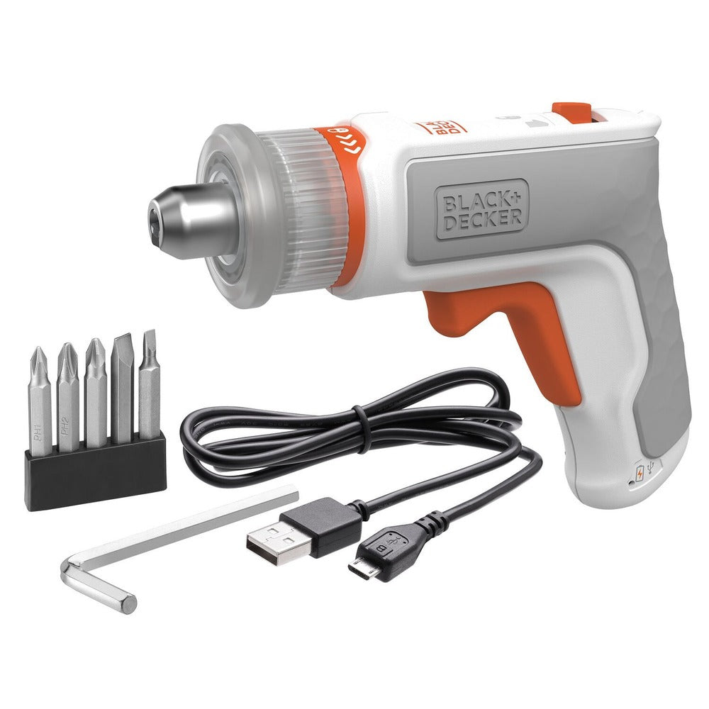 Black & Decker 4V MAX Cordless Screwdriver with 2 in. Assorted Bits