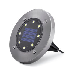 Black & Decker (8/Pack) Outdoor Solar-Powered Disk Light