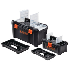 Black & Decker 19 in. and 12 in. Handy Toolbox Bundle