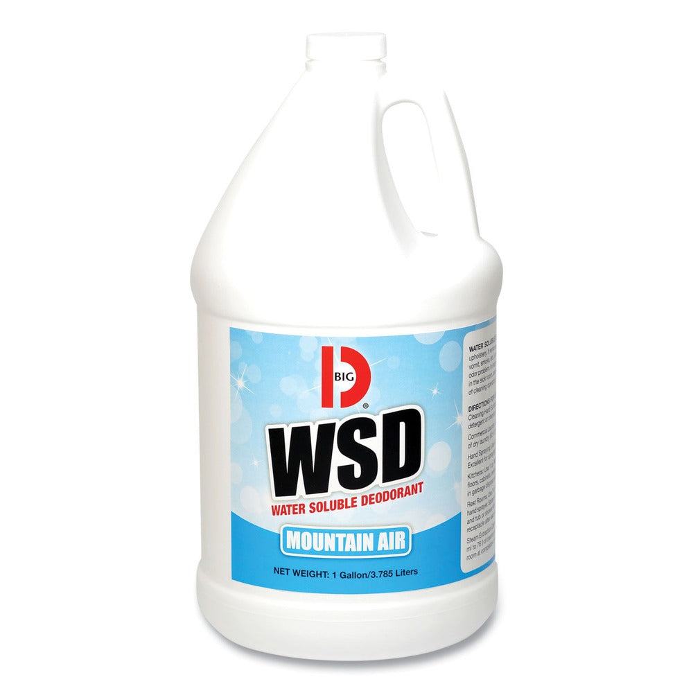 Big D Industries 135800 1-Gal. Water-Soluble Deodorant - Mountain Air (4/Carton)