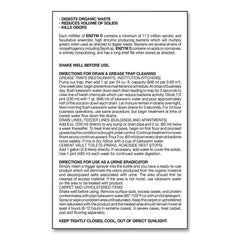 Big D Industries Enzym D 1-Gal. Digester Liquid Deodorant - Lemon (4/Carton)