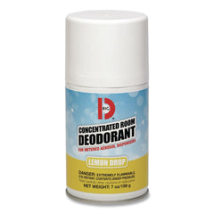 Big D Industries 7 oz Metered Concentrated Room Deodorant - Lemon Scent (12/Carton)
