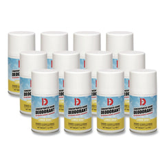Big D Industries 7 oz Metered Concentrated Room Deodorant - Lemon Scent (12/Carton)