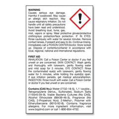 Big D Industries 32 oz Enzym D Digester Liquid Deodorant - Lemon (12/Carton)