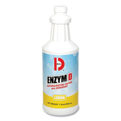 Big D Industries 32 oz Enzym D Digester Liquid Deodorant - Lemon (12/Carton)