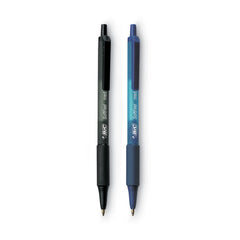 BIC Soft Feel 1 mm Medium Ballpoint Pen Value Pack - Assorted Ink and Barrel Colors (36/Pack)
