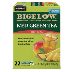 Bigelow 0.10 oz. Tea K-Cups - Tropical Iced Green Tea (22/Box)