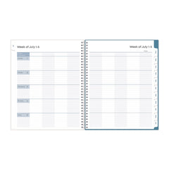 Blue Sky 11 in. x 8.5 in. 2025-2026 Teacher Dots CYO Cover Weekly/Monthly Lesson Planner - Multicolor Cover