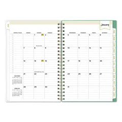 Blue Sky 8 in. x 5 in. 12-Month (Jan-Dec 2026) Day Designer Peyton Weekly/Monthly Planner - White