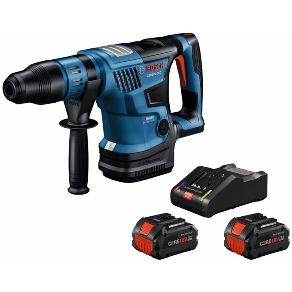 Bosch 18V PROFACTOR Brushless Lithium-Ion 1-9/16 in. Cordless Connected-Ready SDS-max Rotary Hammer Kit (8 Ah)
