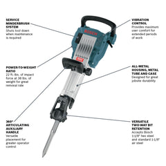 Factory Reconditioned Bosch 11335K-RT 35 lb. Breaker Hammer JACK