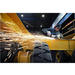 Factory Reconditioned Bosch 15 Amp 9 in. High Performance Corded Large Angle Grinder with No Lock-On Switch