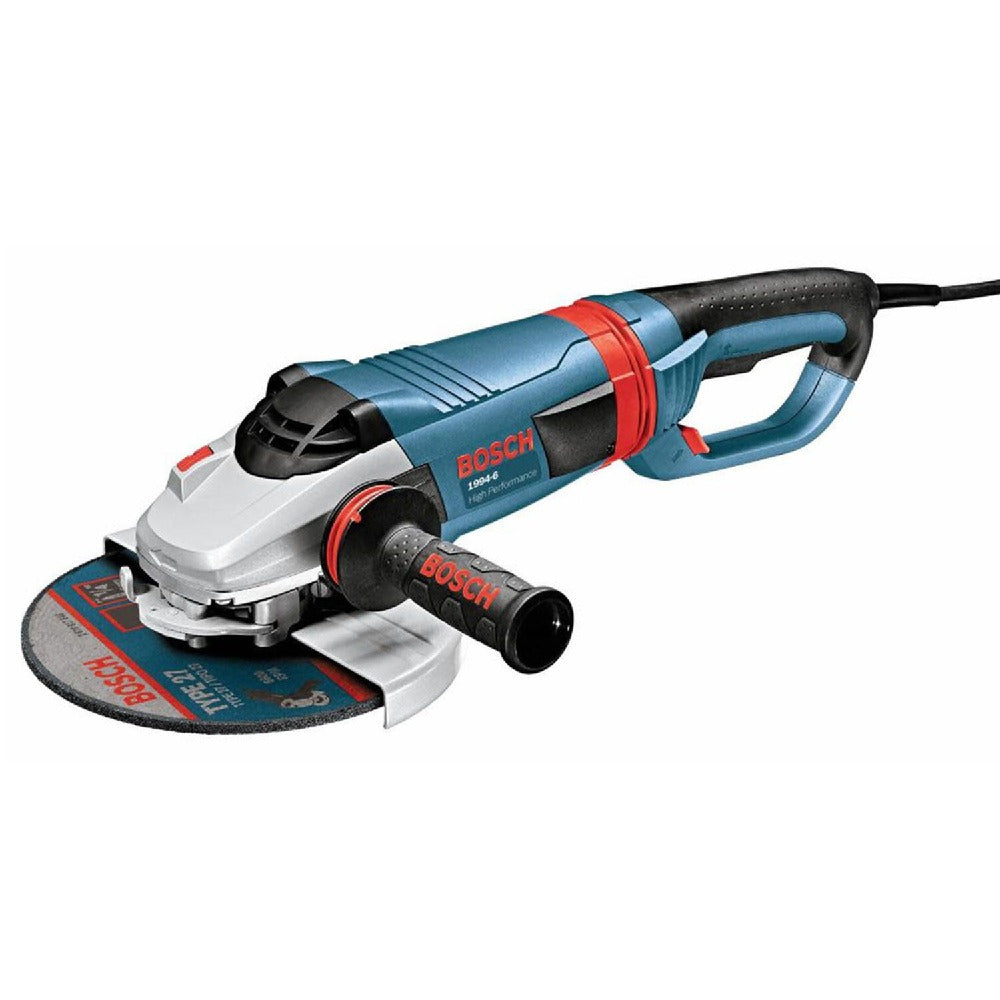Factory Reconditioned Bosch 15 Amp 9 in. High Performance Corded Large Angle Grinder with No Lock-On Switch