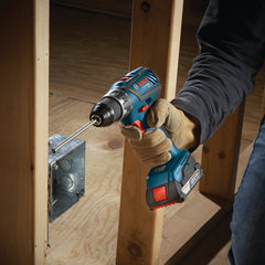Factory Reconditioned Bosch 18V Lithium-Ion Compact Tough 1/2 in. Cordless Drill Driver Kit (2 Ah)