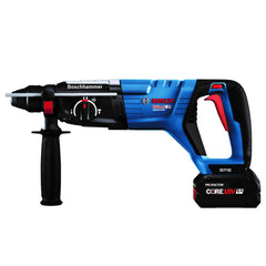 Factory Reconditioned Bosch 18V PROFACTOR Brushless Lithium-Ion 1-1/8 in. Cordless Connected-Ready SDS-plus Bulldog Rotary Hammer Kit with 2 Batteries (8 Ah)