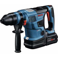 Factory Reconditioned Bosch GBH18V-34CQB24-RT 18V Brushless Lithium-Ion 1-1/4 in. Cordless PROFACTOR SDS-Plus Bulldog Rotary Hammer Kit with 2 Batteries (8 Ah)
