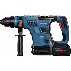 Factory Reconditioned Bosch GBH18V-34CQB24-RT 18V Brushless Lithium-Ion 1-1/4 in. Cordless PROFACTOR SDS-Plus Bulldog Rotary Hammer Kit with 2 Batteries (8 Ah)