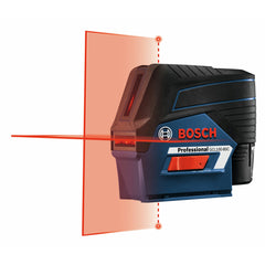 Factory Reconditioned Bosch 12V MAX Lithium-Ion 100 ft. Cordless Cross-Line Laser with Plumb Points Kit (2 Ah)