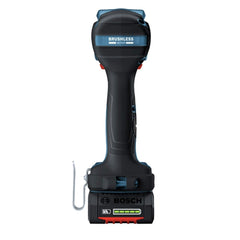 Factory Reconditioned Bosch 18V Lithium-Ion Brushless Connected-Ready 1/2 in. Cordless Mid-Torque Impact Wrench Kit with Friction Ring and Thru-Hole (4 Ah)