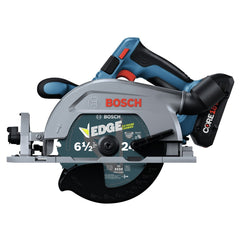 Factory Reconditioned Bosch 18V Brushless Blade-Left Lithium-Ion 6-1/2 in. Cordless Circular Saw Kit (4 Ah)