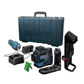 Factory Reconditioned Bosch 12V MAX 360 Degrees Connected Green-Beam 3-Plane Leveling and Alignment Laser Kit (2 Ah)
