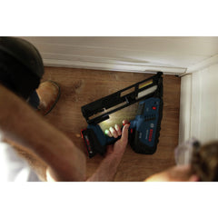 Factory Reconditioned Bosch 18V Brushless Lithium-Ion 15-Gauge Cordless Angled Finish Nailer Kit (2 Ah)