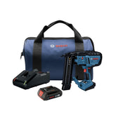 Factory Reconditioned Bosch 18V Lithium-Ion Brushless Cordless 18-Gauge Brad Nailer Kit (2 Ah)