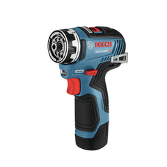 Factory Reconditioned Bosch Flexiclick 12V Max EC Brushless Lithium-Ion 5-In-1 Cordless Drill Driver System Kit with 2 Batteries (2 Ah)