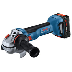 Factory Reconditioned Bosch 18V Brushless 4-1/2 in. - 5 in. Cordless Angle Grinder Kit with (1) CORE18V 8 Ah High Power Battery