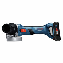 Factory Reconditioned Bosch 18V Brushless Lithium-Ion 4-1/2 in. Cordless Angle Grinder Kit (4 Ah)
