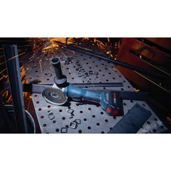 Factory Reconditioned Bosch 18V Brushless Lithium-Ion 4-1/2 - 5 in. Cordless X-LOCK Angle Grinder with No Lock-On Paddle Switch (Tool Only)