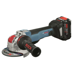 Factory Reconditioned Bosch 18V X-LOCK Brushless Lithium-Ion 4-1/2 - 5 in. Cordless Angle Grinder Kit (8 Ah)